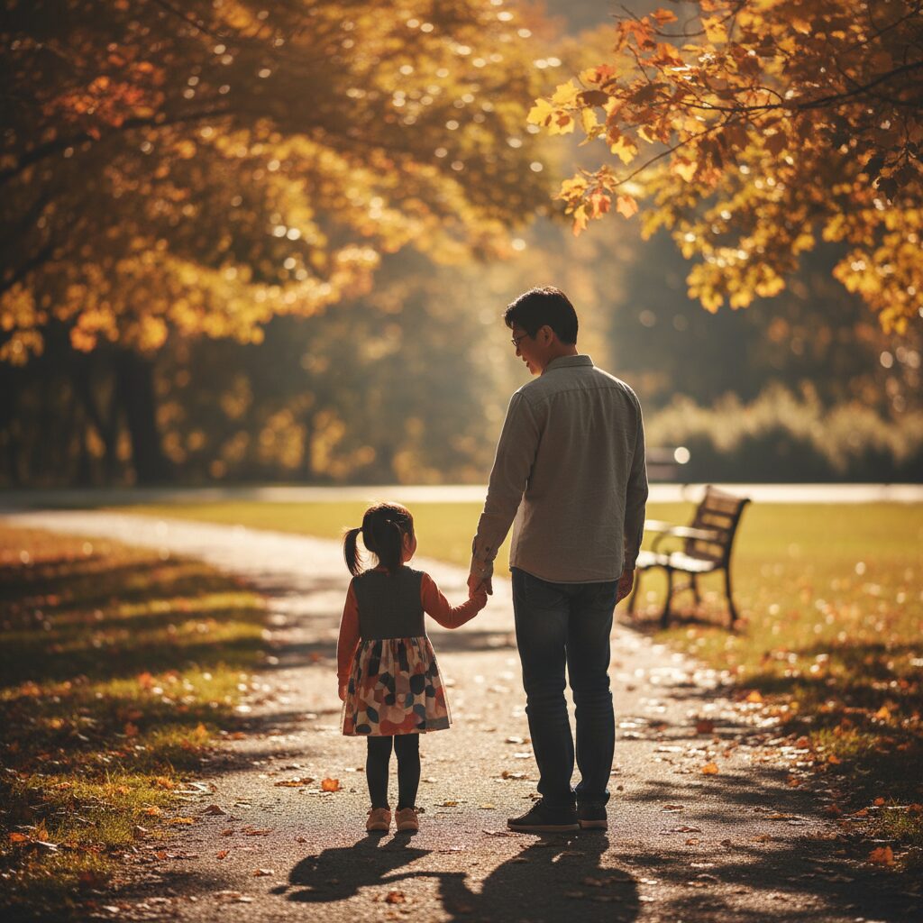 Família usando tecnologia com sorrisos