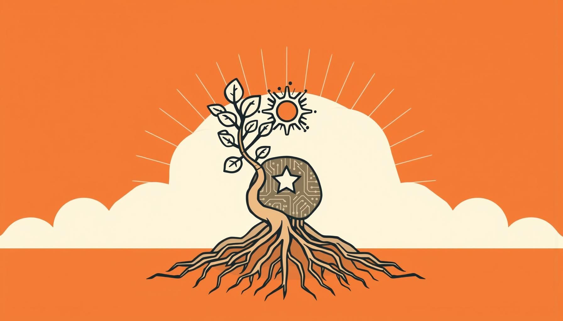 pais e filhos observando pôr do sol em família