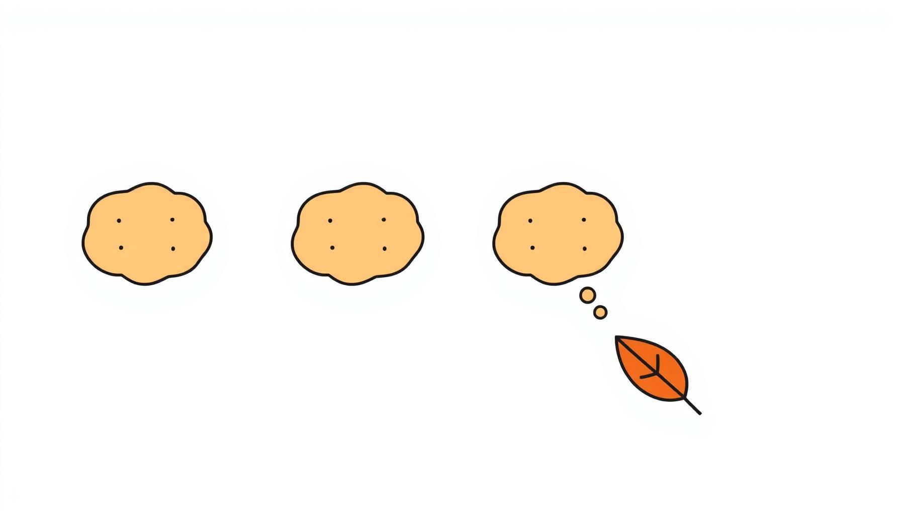 Person analyzing text on computer screen