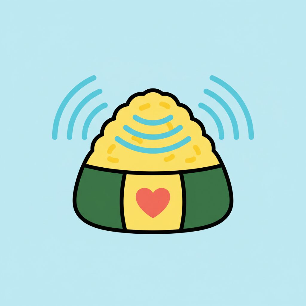 親子でキャラ弁作りを楽しむ光景