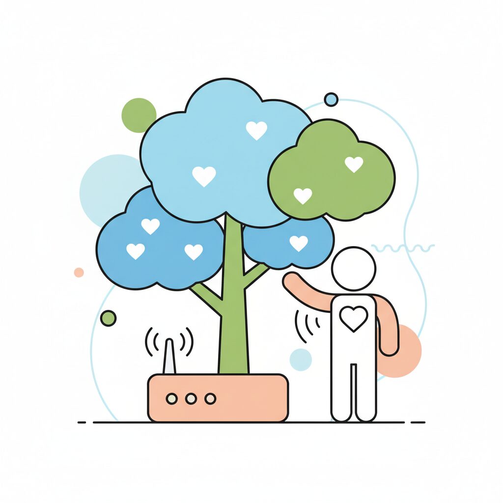 Familia compartiendo tiempo juntos sin pantallas