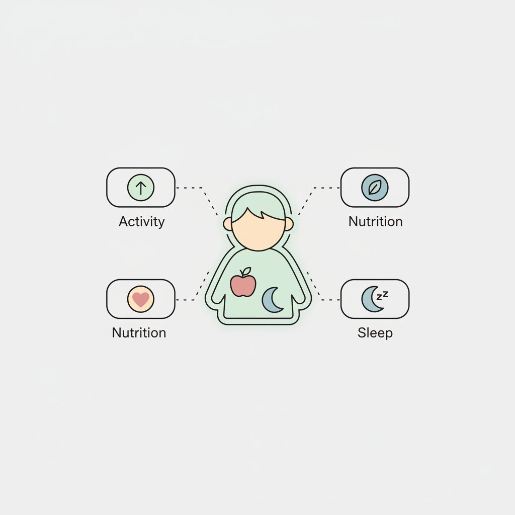 Bé vui chơi được AI ghi nhận thói quen hoạt động