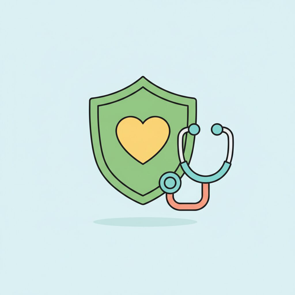 Parent utilisant une application IA pour la santé de son enfant