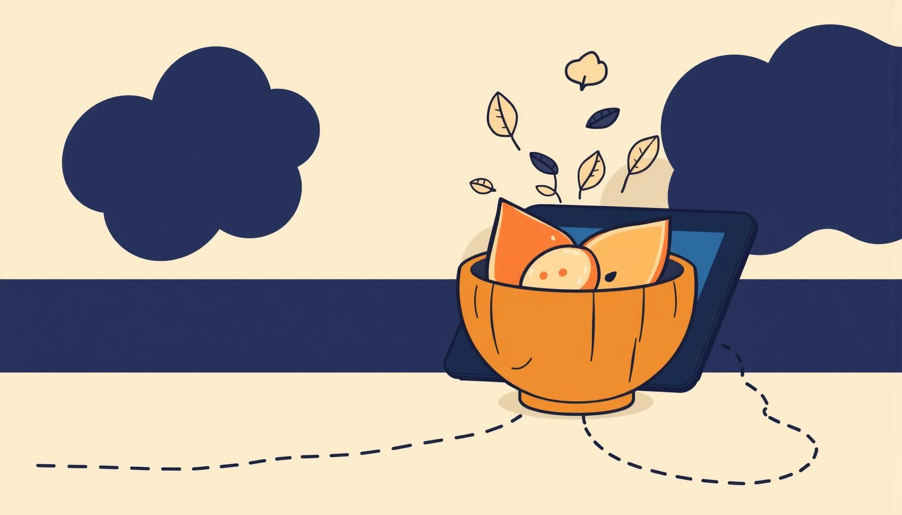 Robot educativo interactuando con niña