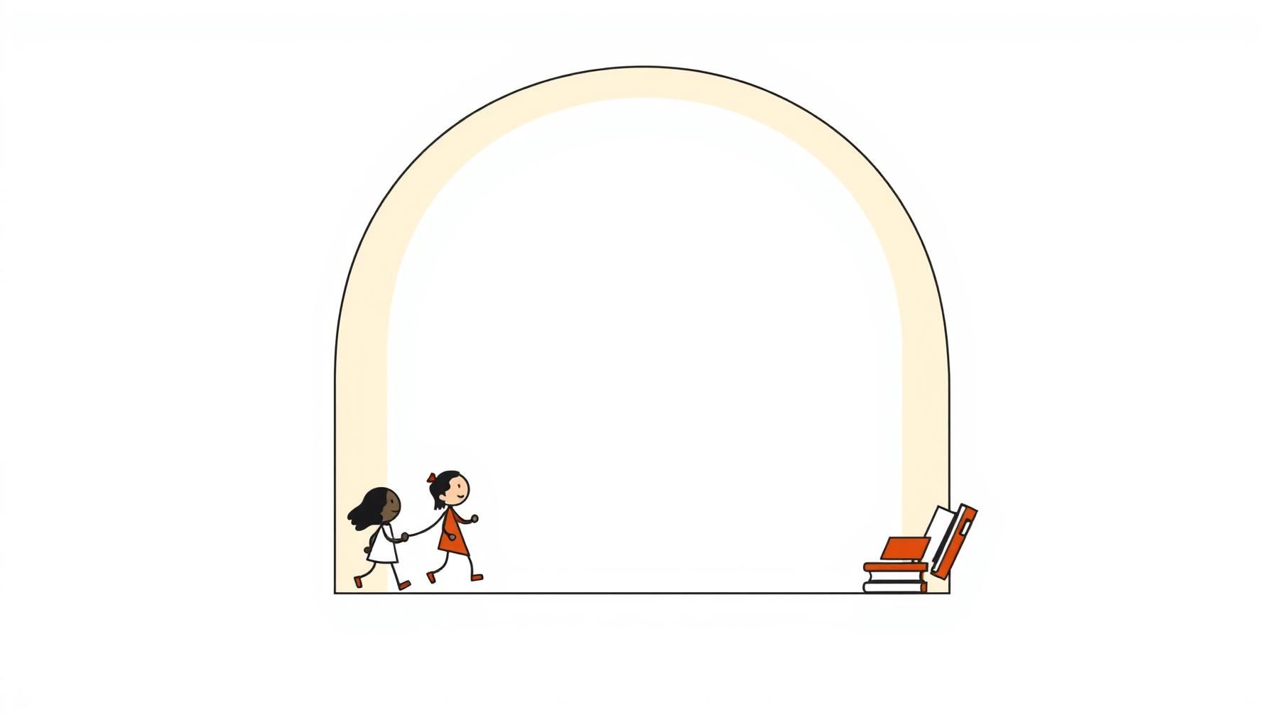 روبوت يشير إلى شاشة تعليمية تفاعلية مع أطفال في فصل دراسي