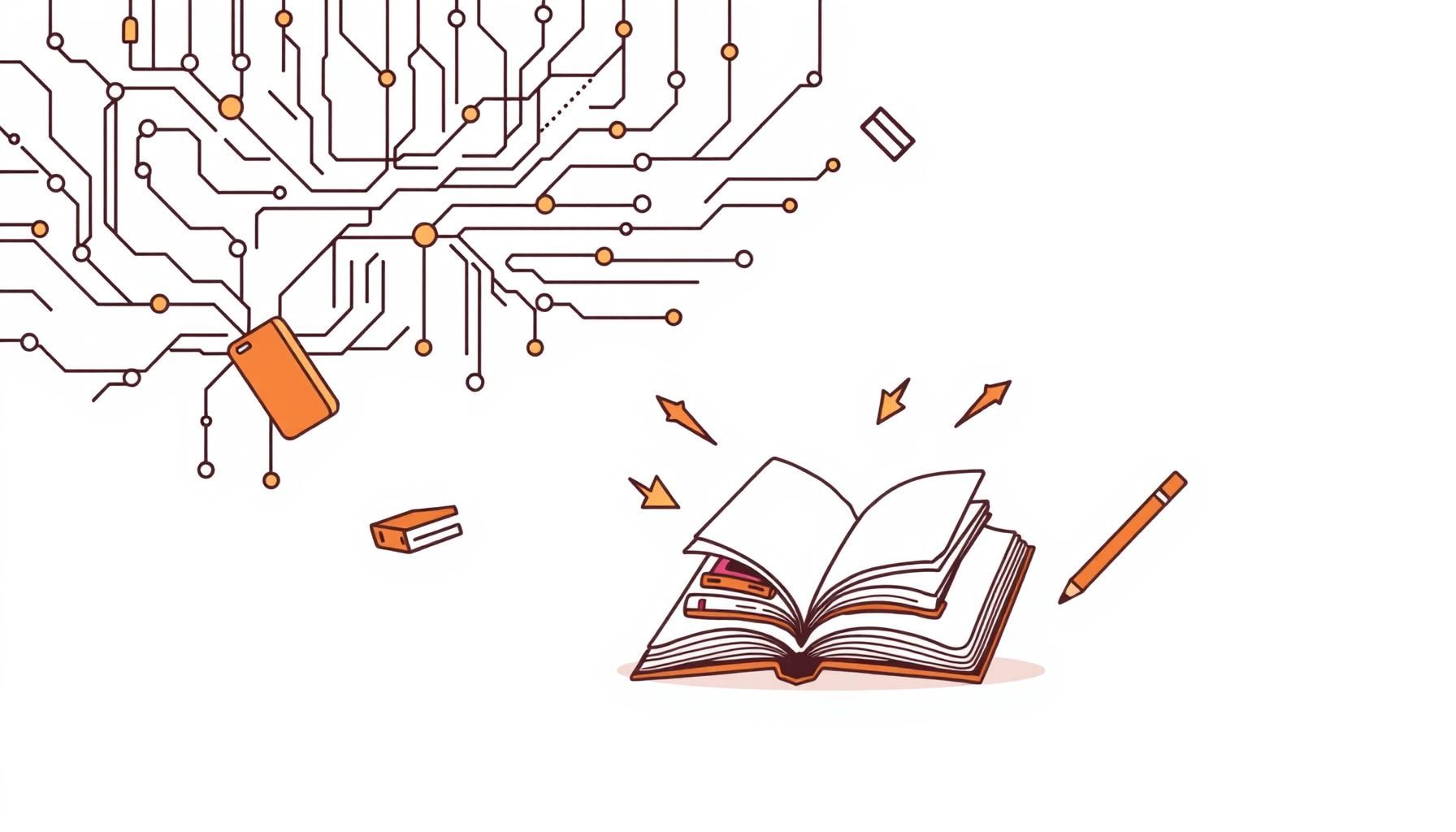 Estudiante usando IA educativa