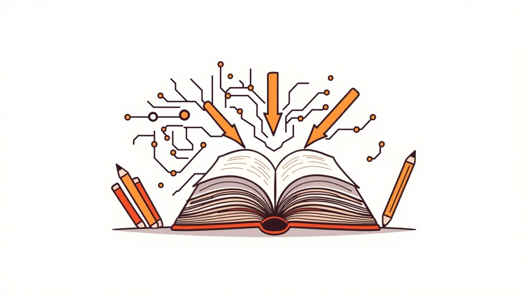 illustration d’IA guidant des élèves avec des parcours adaptés