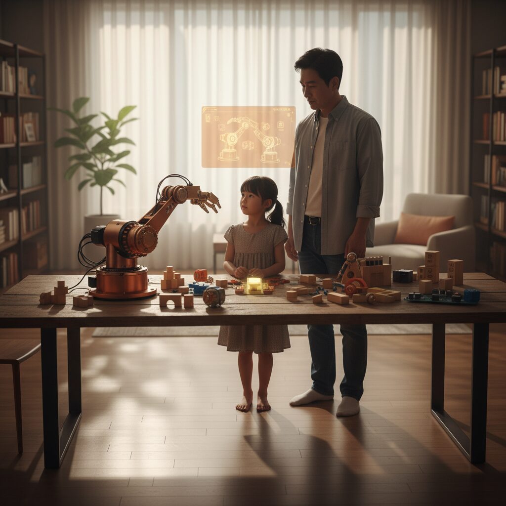 Trẻ em và robot hợp tác trong kỷ nguyên 5.0