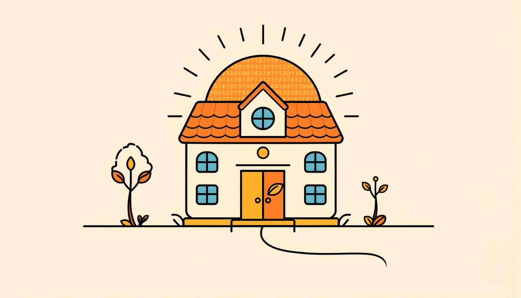 sala de aula moderna com tecnologia e arte