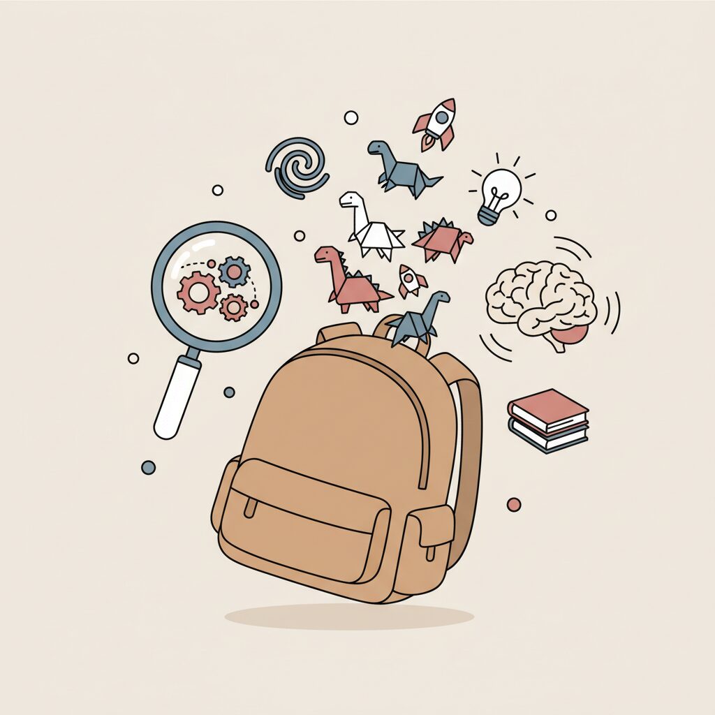 아빠와 아이가 함께 태블릿으로 동화를 만들며 즐거워하는 모습