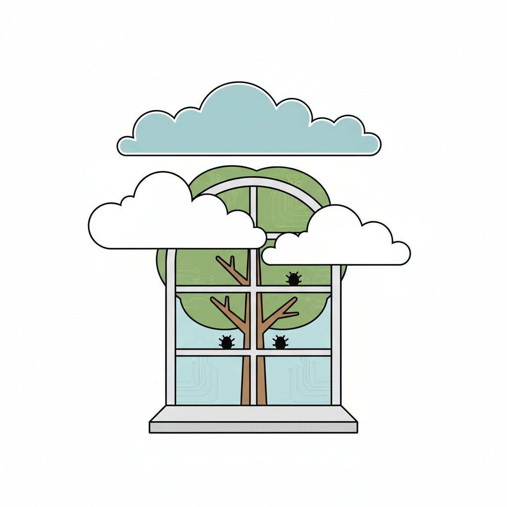 家族でデジタルリテラシーについて話し合う様子