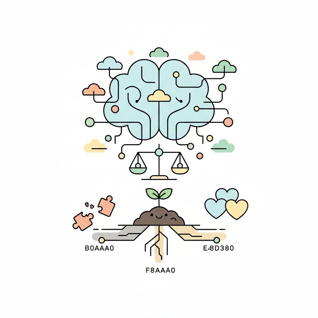작은 씨앗 하나가 전혀 다른 숲을 만드는 모습