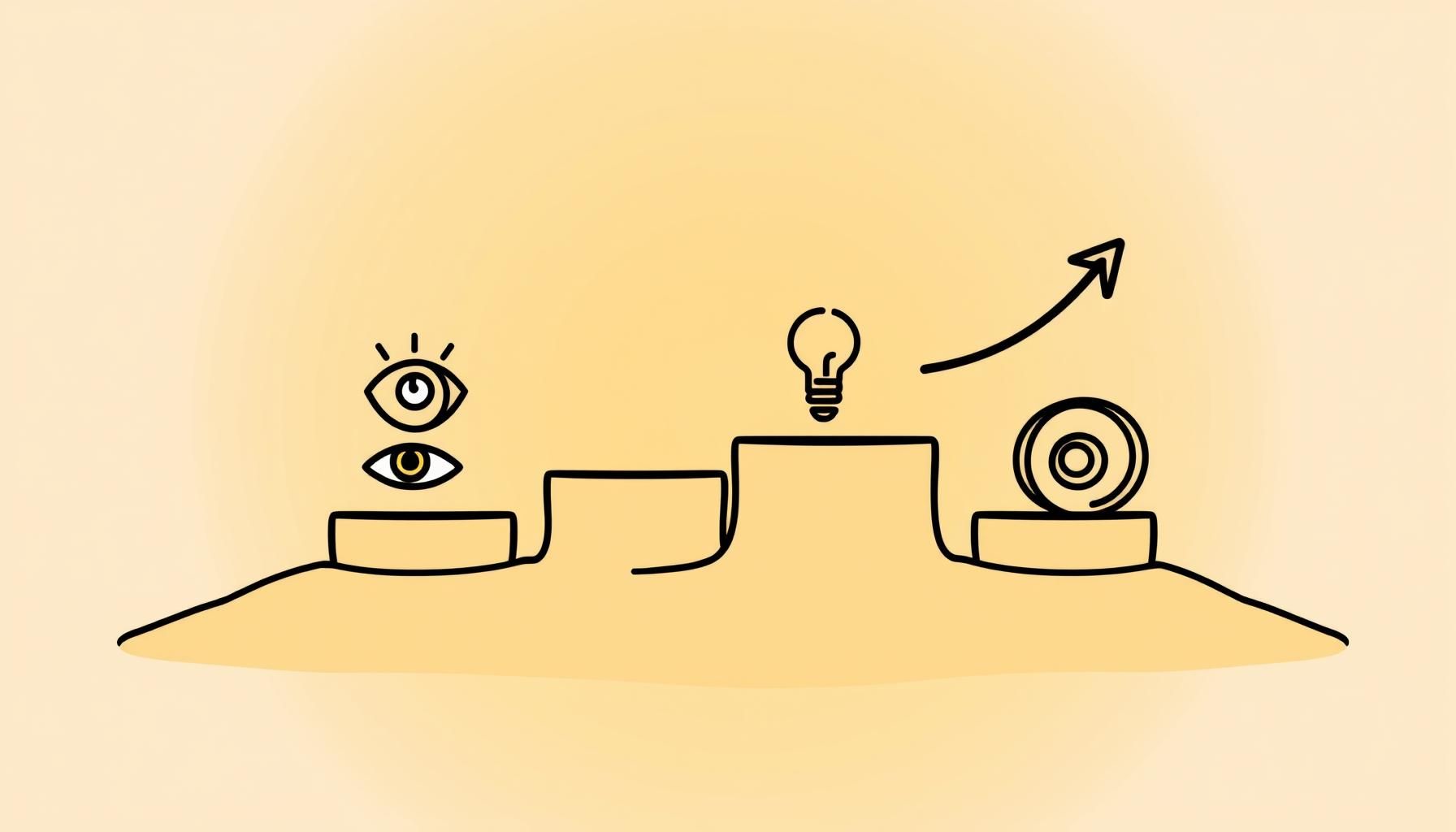 طفل يستكشف ويتعلم