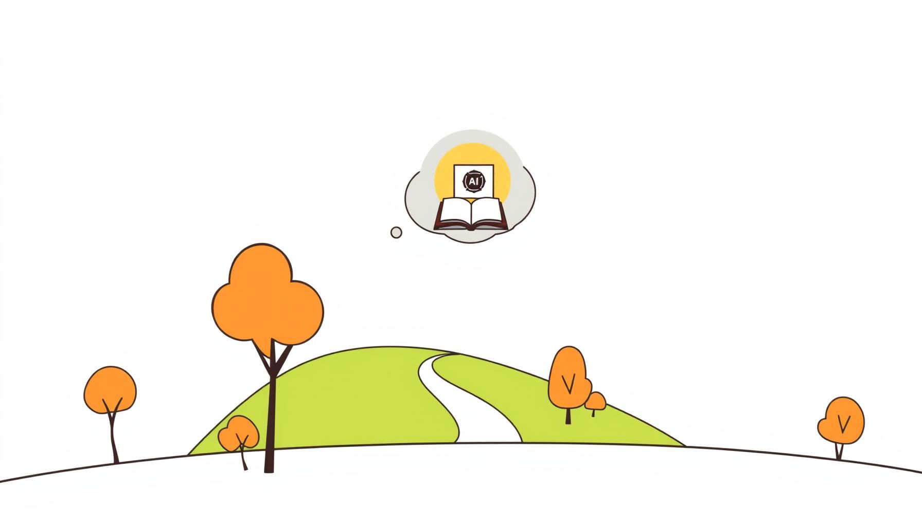 親子とAIを象徴する柔らかな光のイメージ