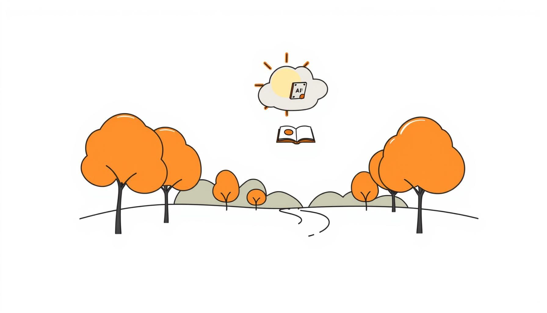 夏日公园里孩子们奔跑欢笑