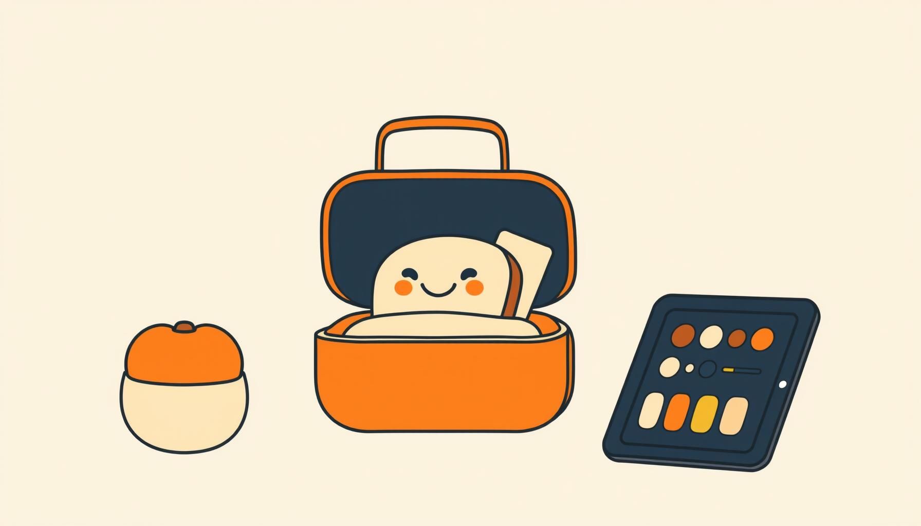 失敗したサンドイッチでも笑顔でピクニックする家族