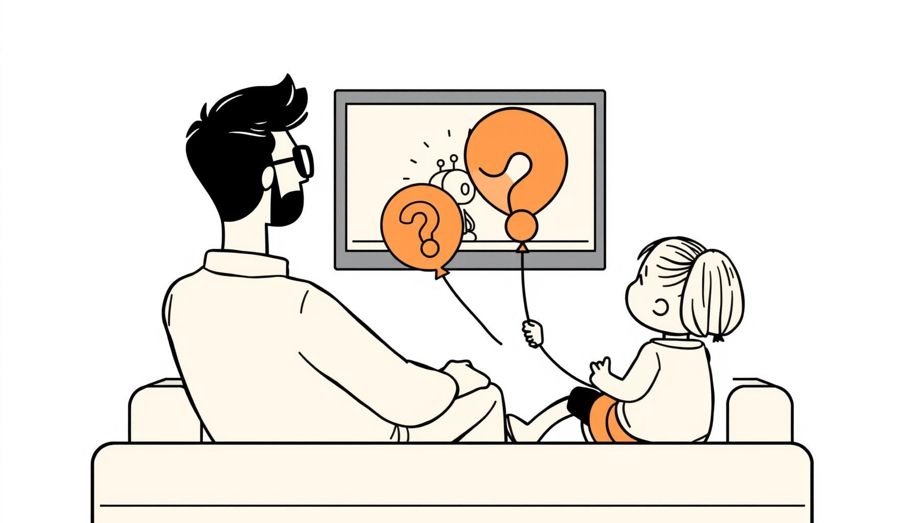 Bé và cha ngồi sân sau, tay cầm bản đồ giấy, mắt sáng hứng thú