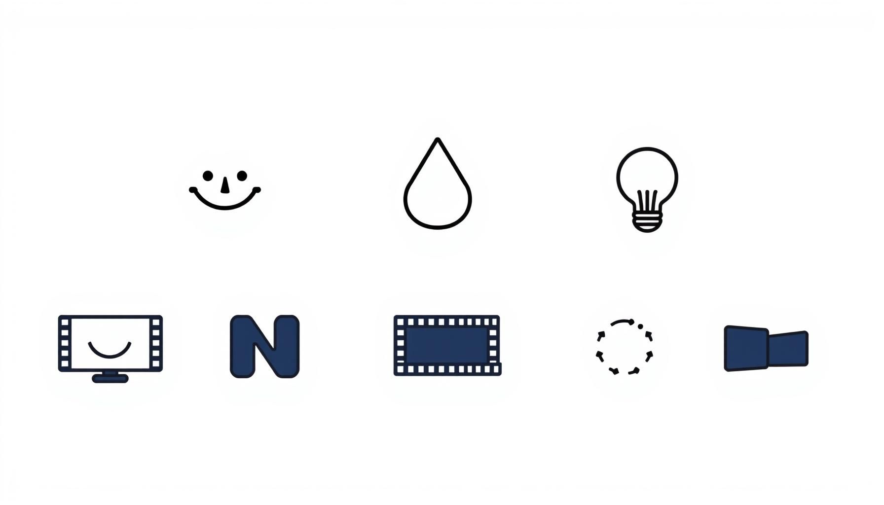 Trash cans with movie reels