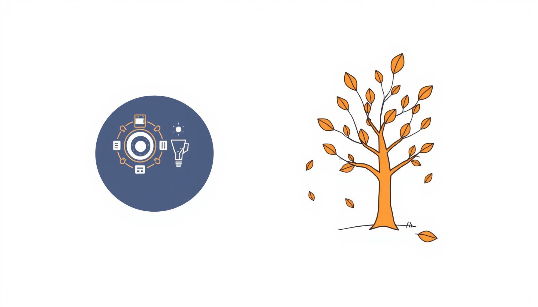 親子が未来を見つめるイメージ