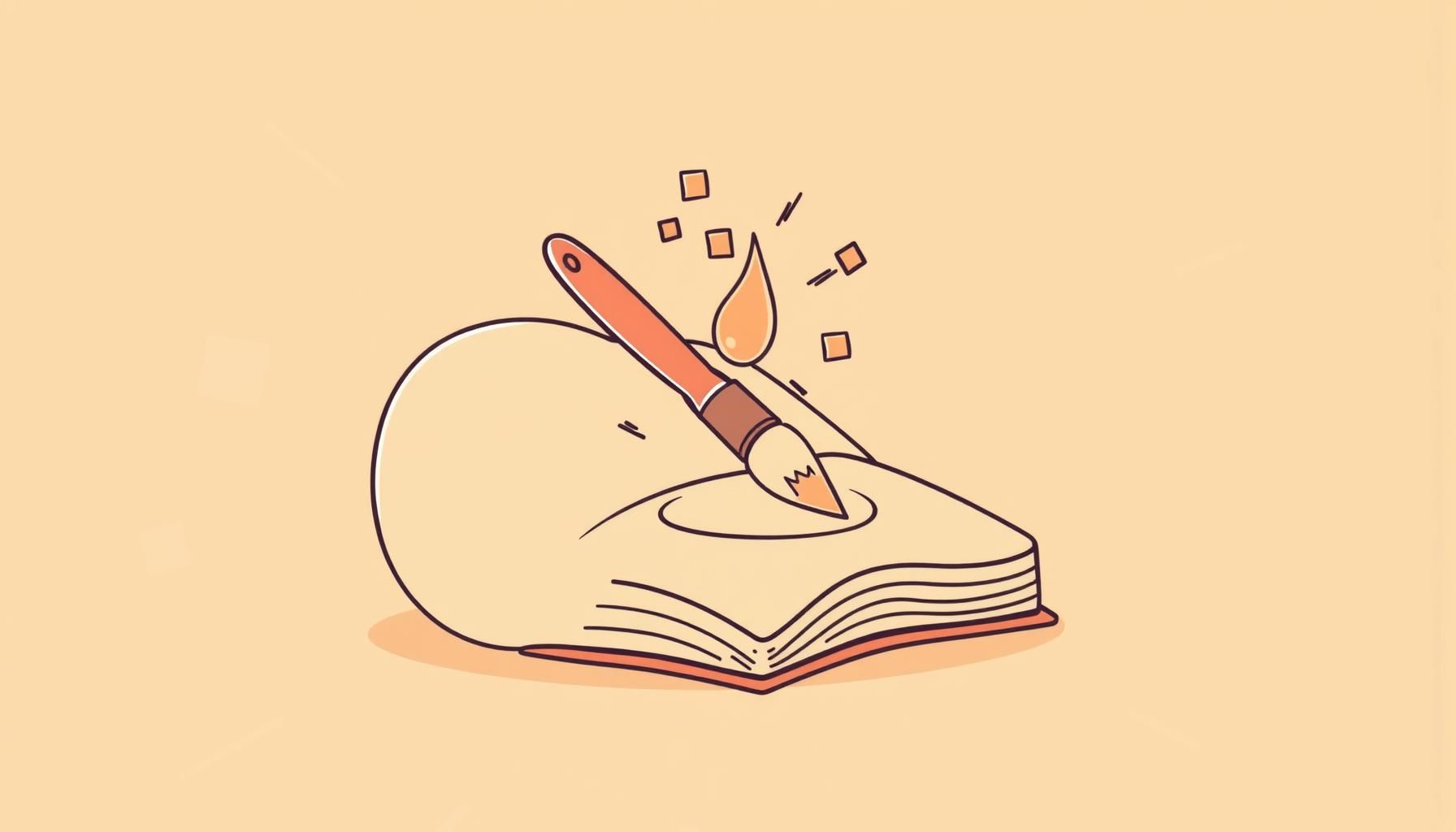 絵を描きながら創造性を広げる子ども