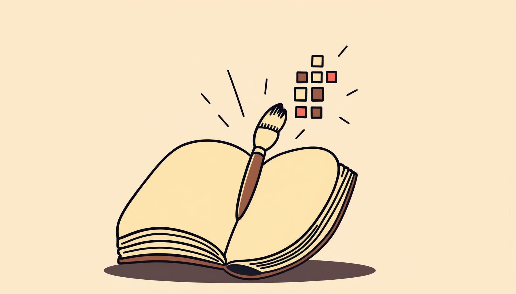 Niña creando arte digital con dispositivo móvil