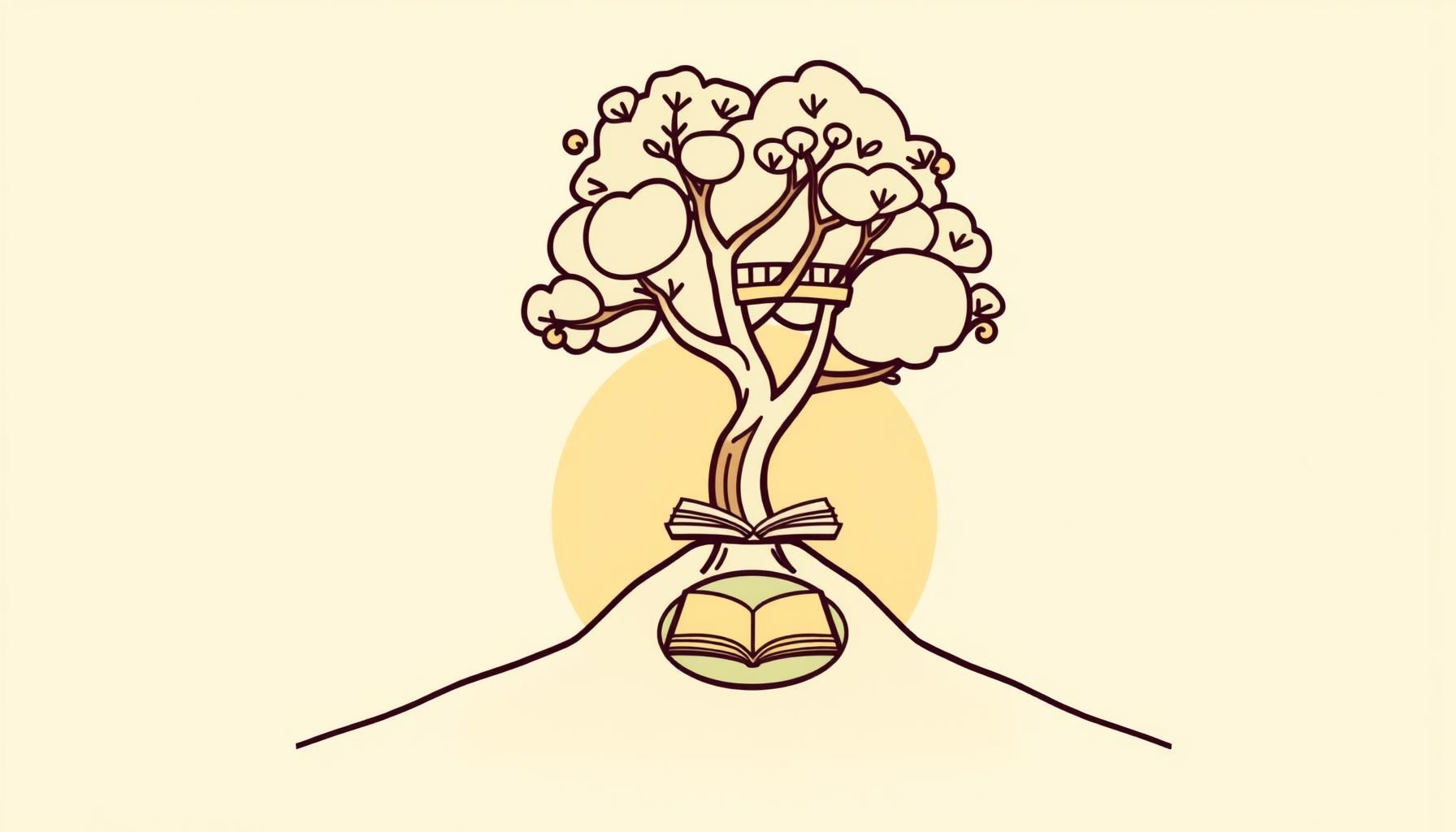 Famille pleine d'espoir tournée vers l'avenir