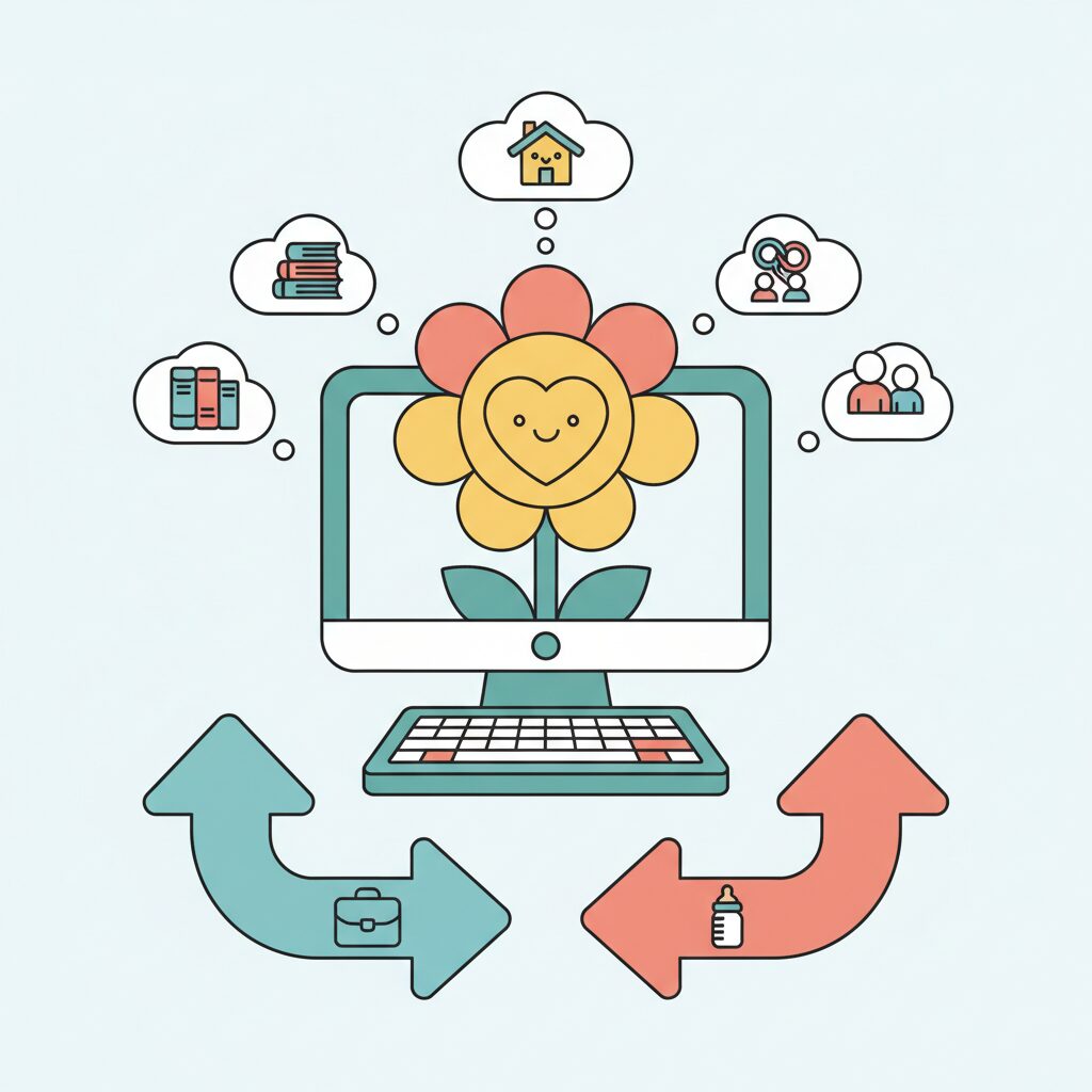 شخص يفكر في مساره المهني