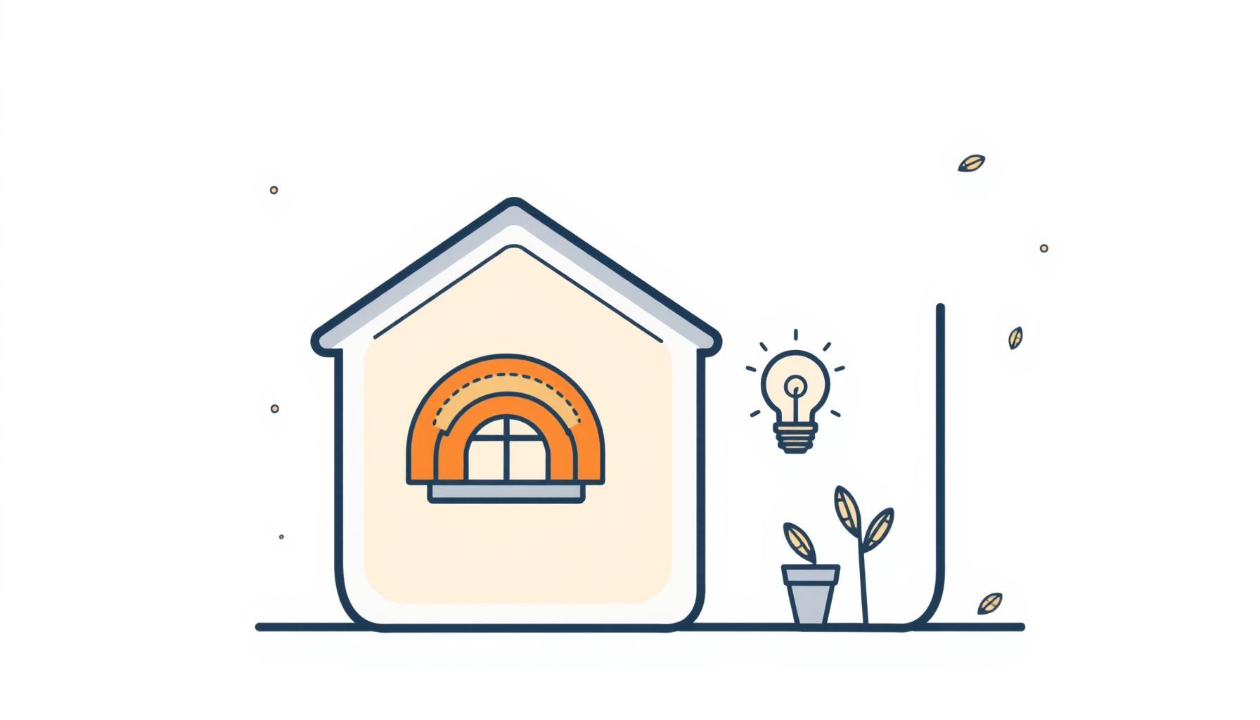 طفل يصنع قوس قزح ورقي مع والده