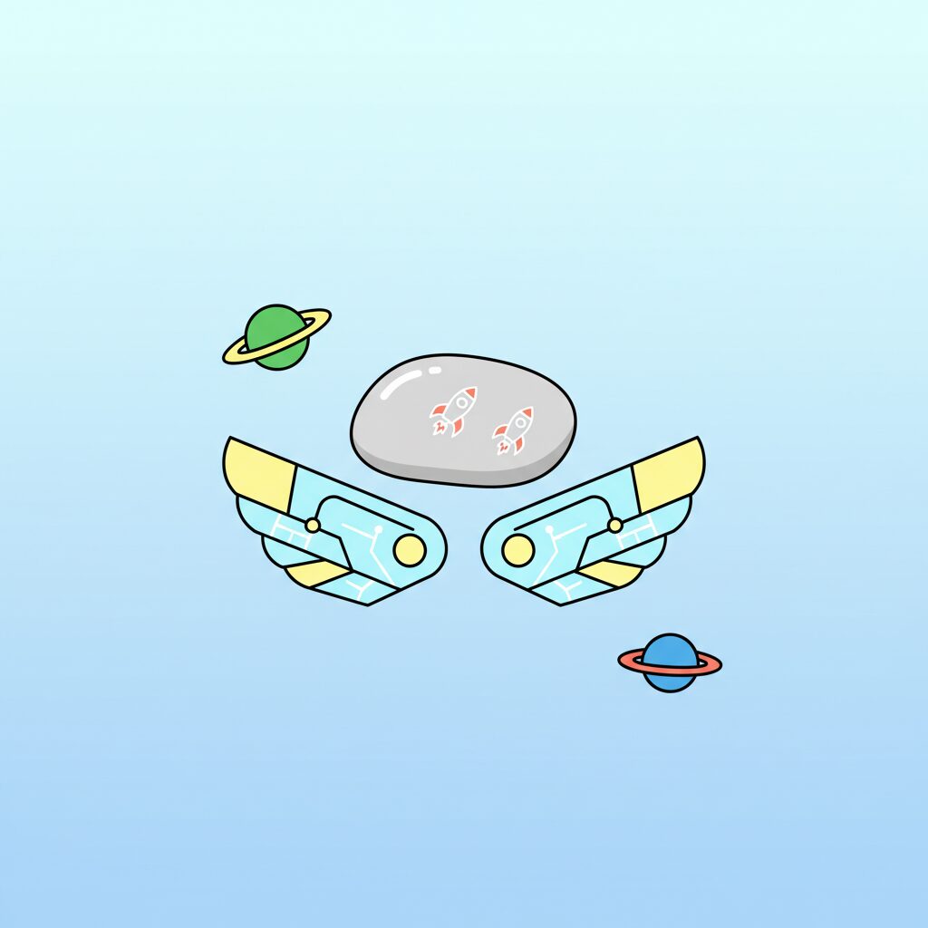 公園でスマホを見せ合う親子の笑顔 背景に桜の木