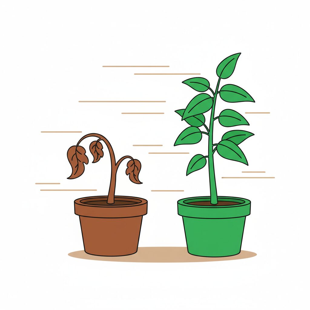 Orang memegang telepon dengan ekspresi sedih