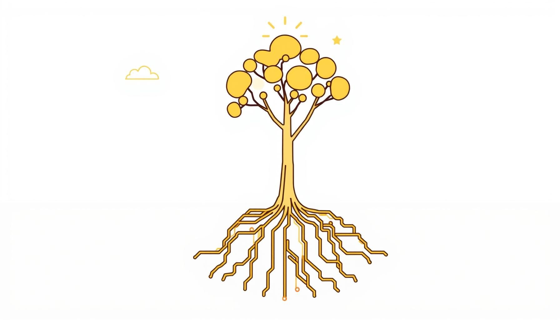 Keluarga menggabungkan teknologi dan alam