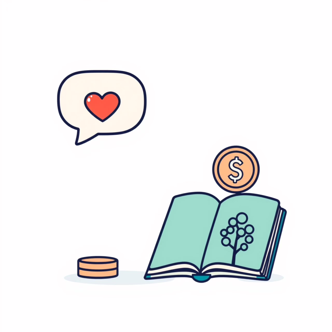 AI clone interface on tablet beside coffee mug and family photo