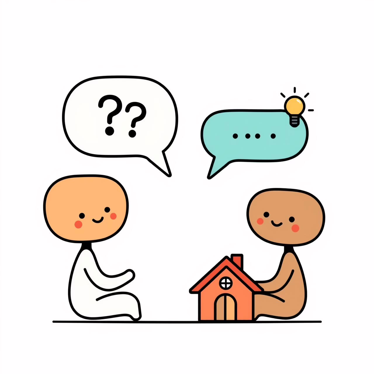 家族でデジタル時代のつながり方について話し合う温かい場面