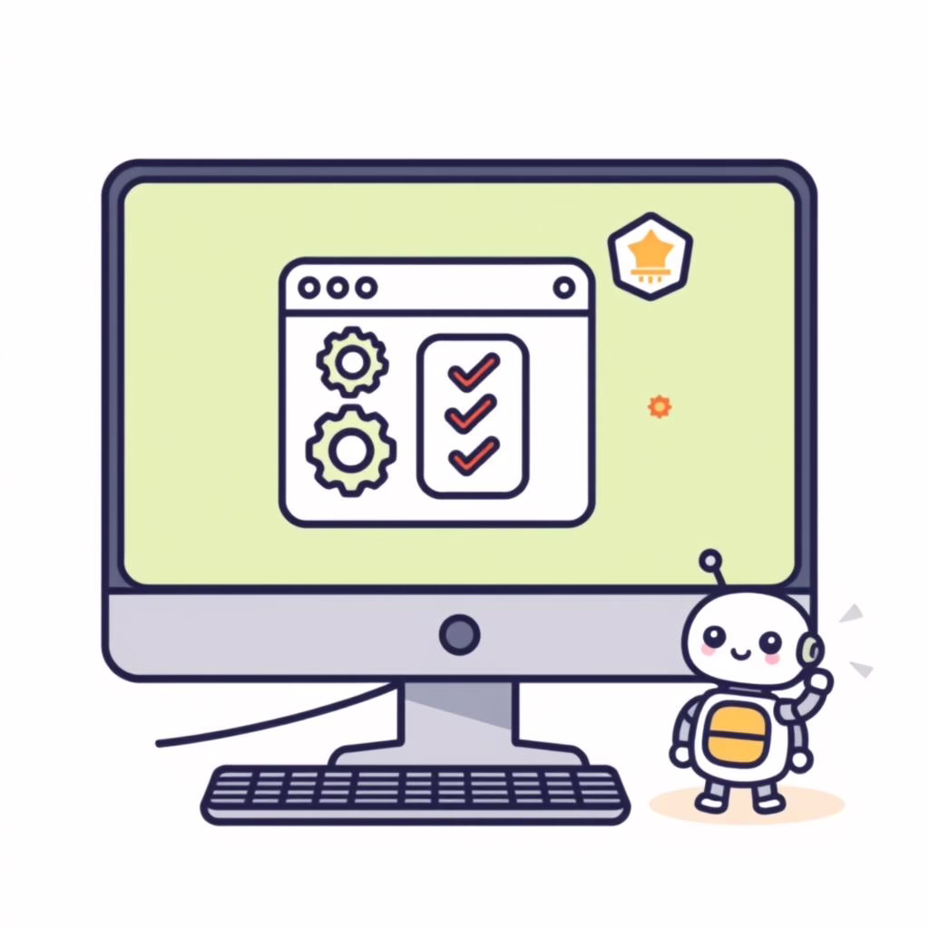 Bố và con gái cùng xem máy tính, ánh sáng xanh dịu