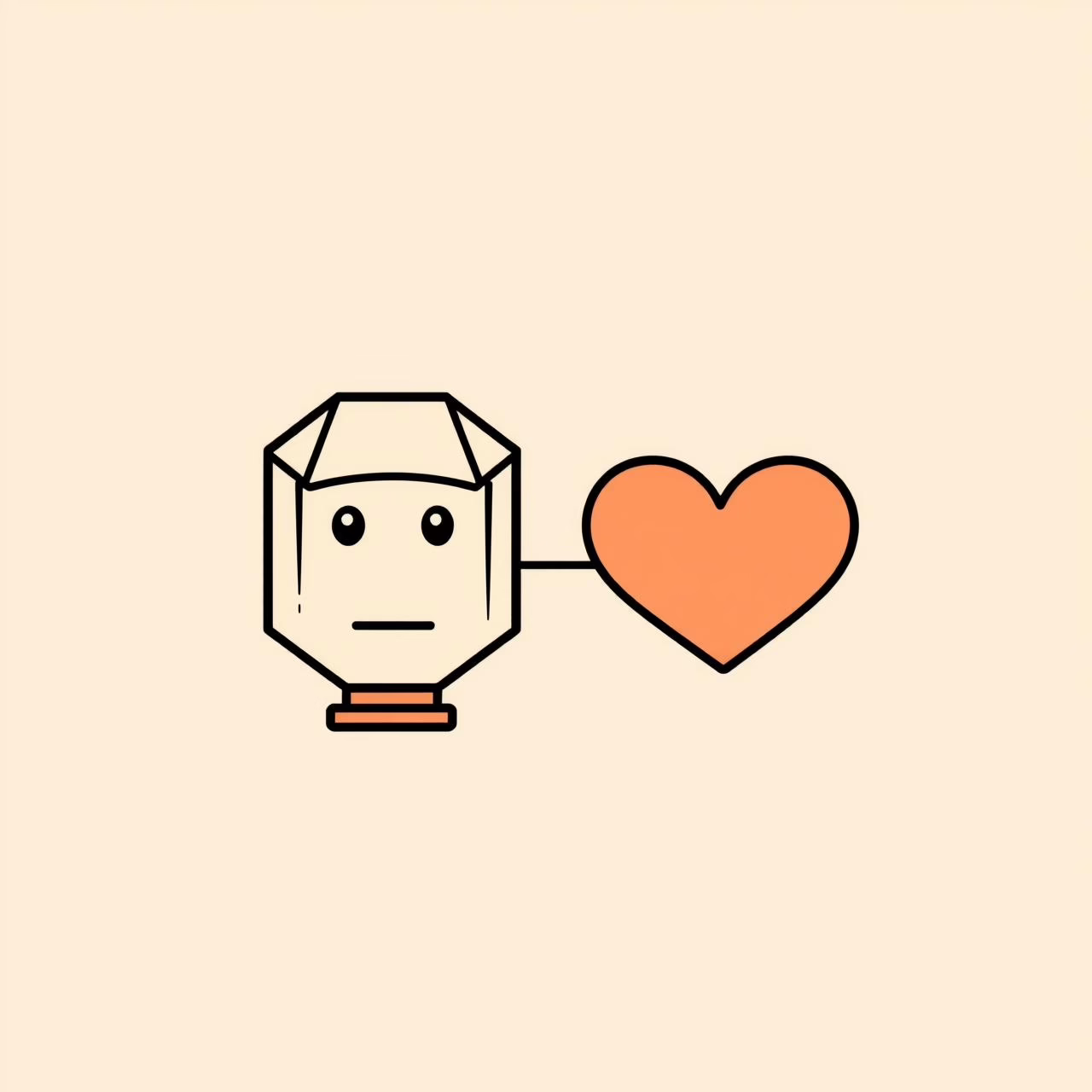 Niño conversando con un avatar digital de un abuelo, contrastando tecnología y conexión real