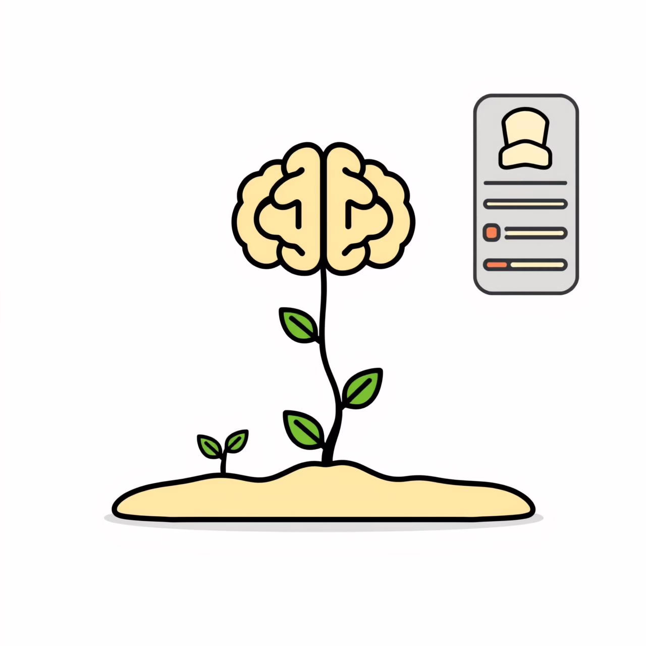 AI 효율성과 아이의 학습 성장 비교