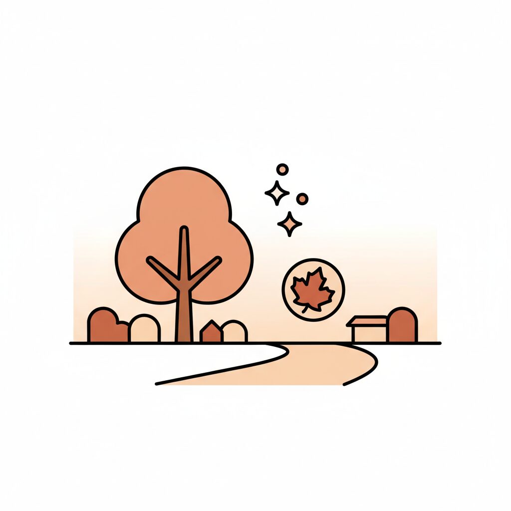 父女在公园散步讨论平板电脑内容