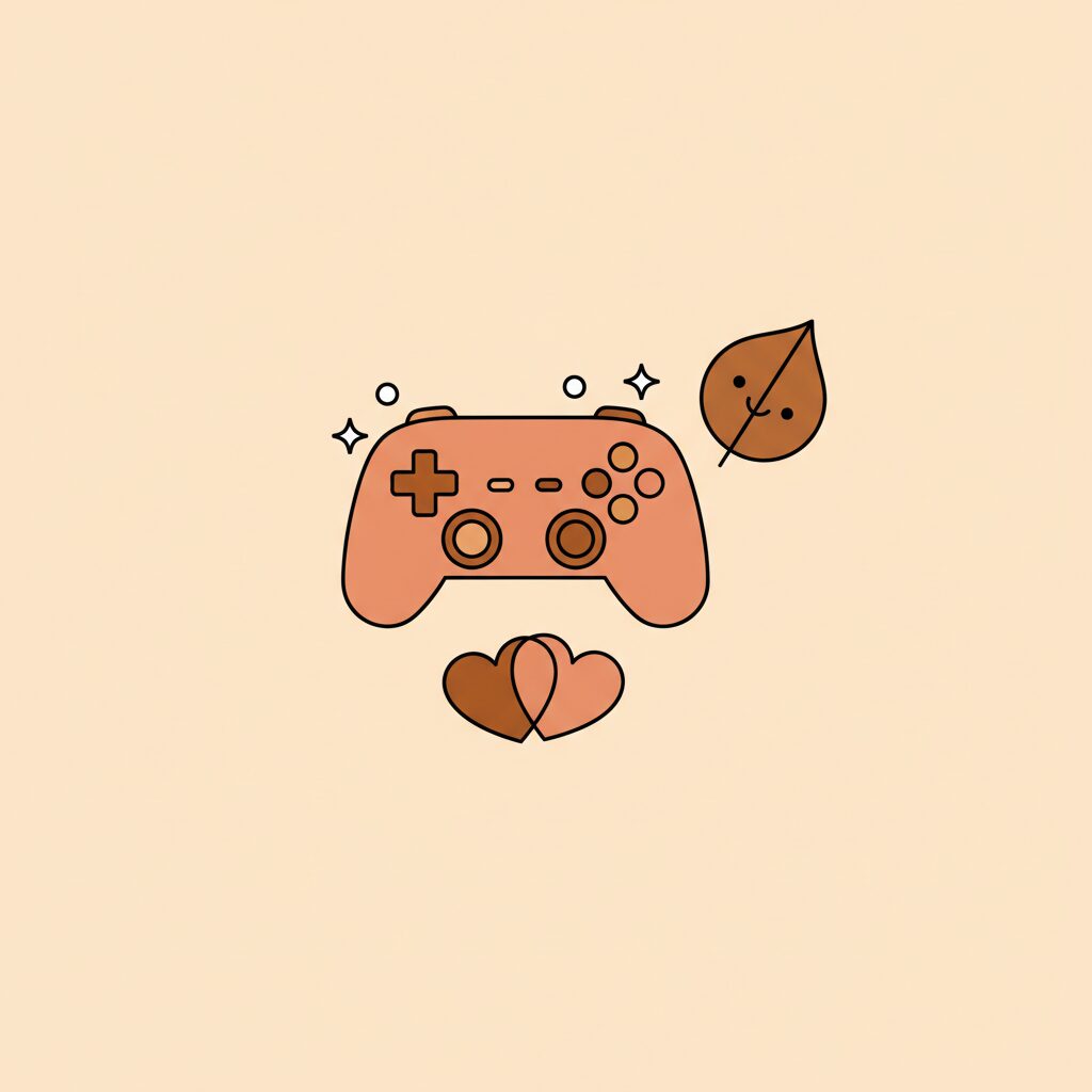 Anak bermain dengan karakter AI sintetis