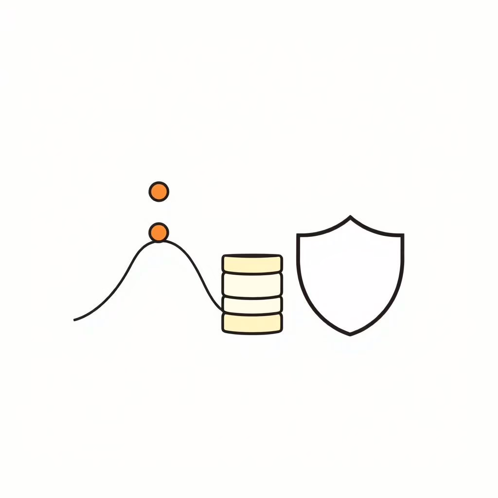 Diagrama de IA analisando dados financeiros globais
