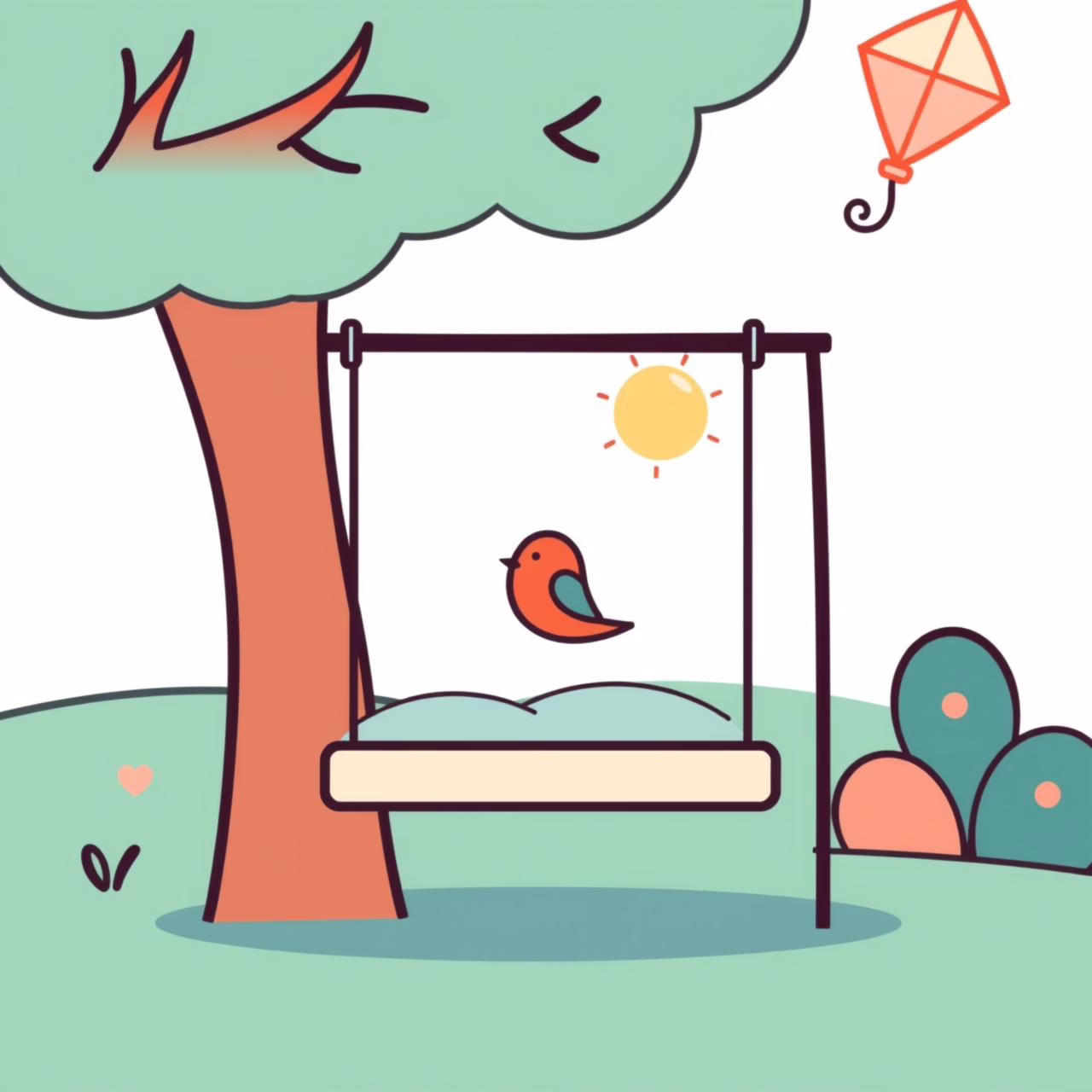 Gia đình đi dạo công viên sau khi dùng thiết bị công nghệ