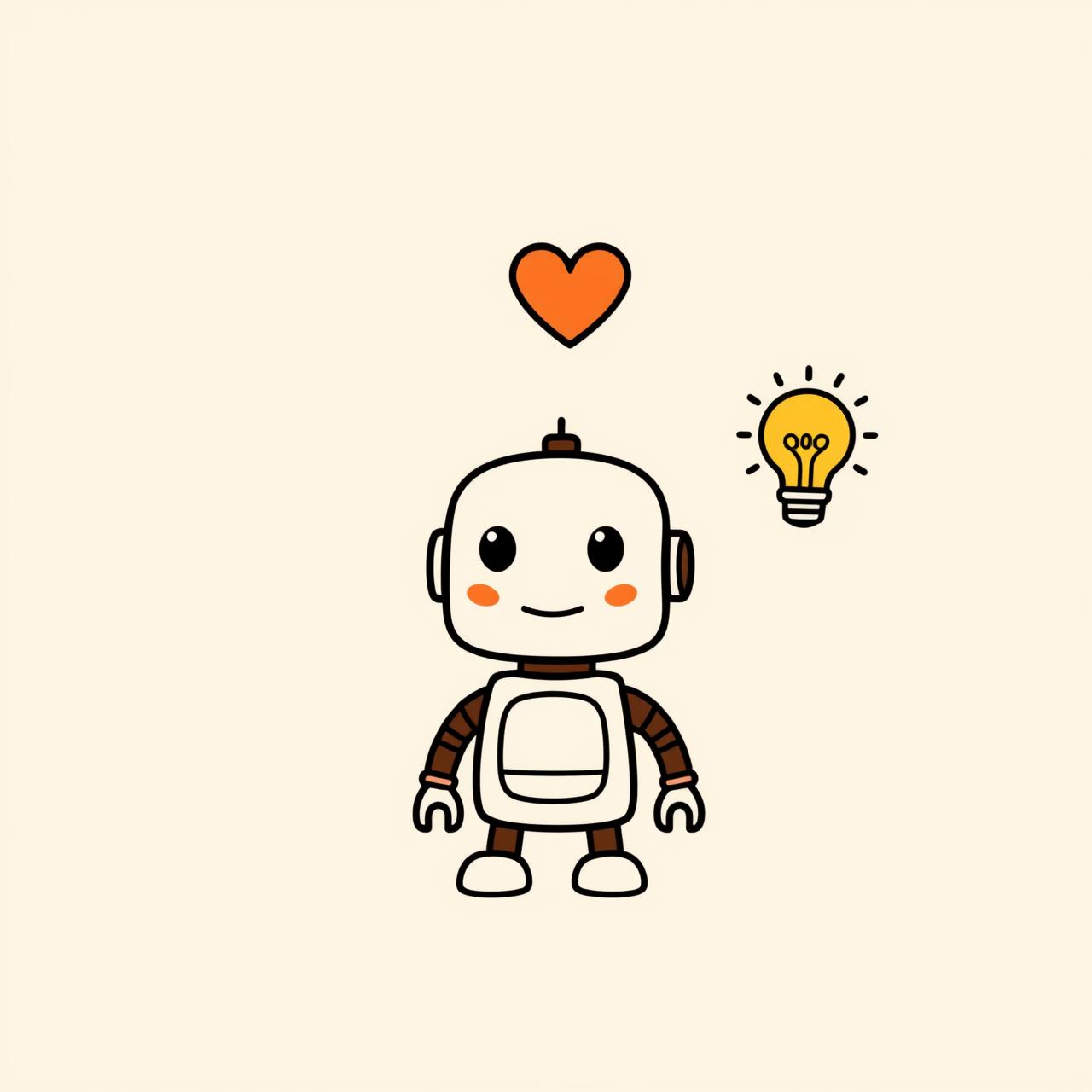 아이가 로봇 장난감과 감정적으로 소통하는 모습