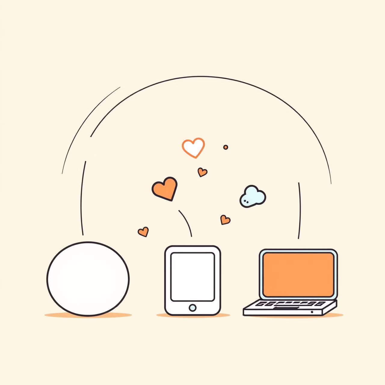 Father and daughter laughing while looking at smartphone together in park