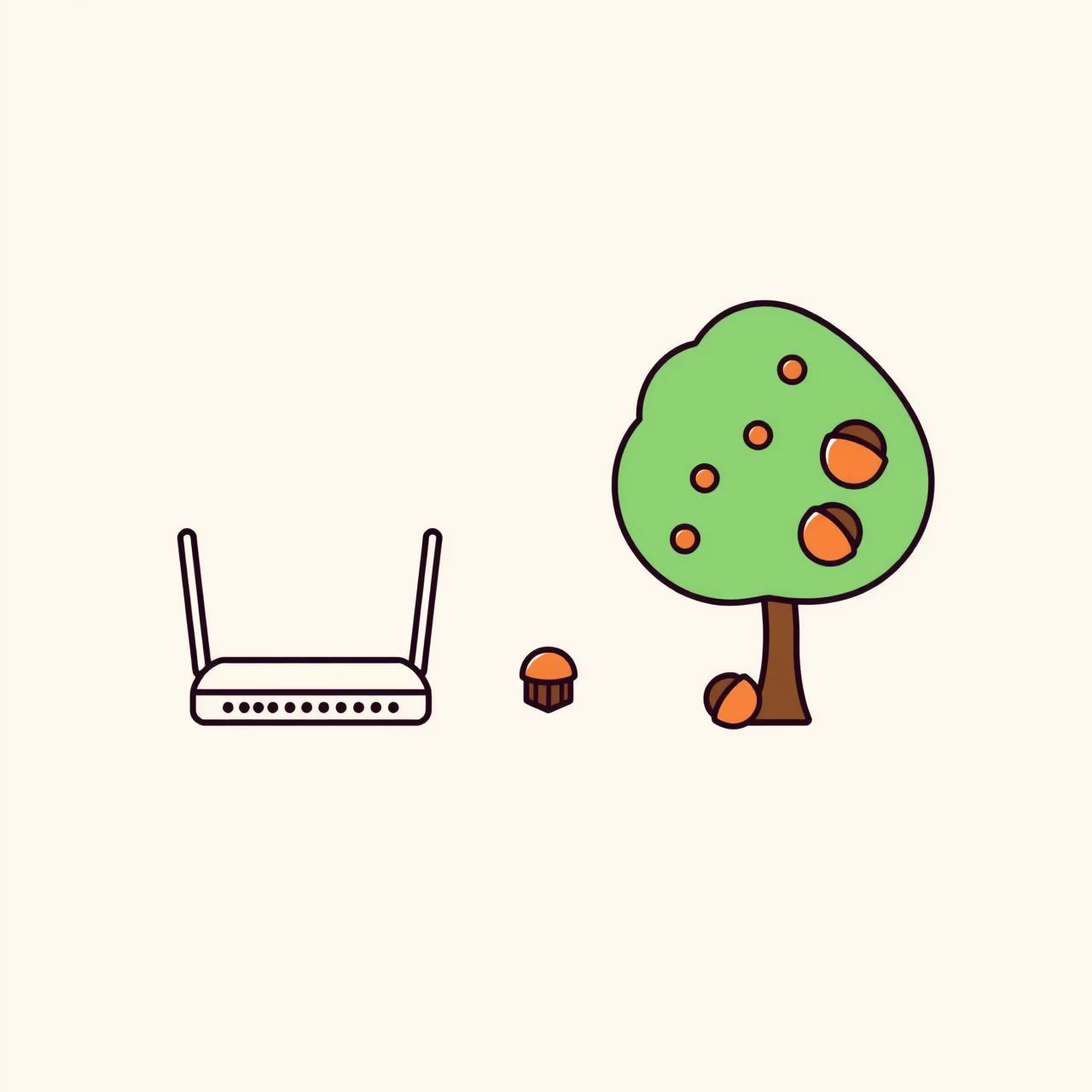 Child exploring nature with magnifying glass while smartphone rests in grass