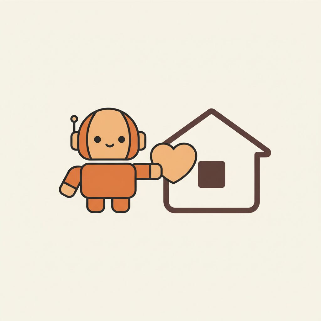 Trẻ em tương tác với robot AI thân thiện