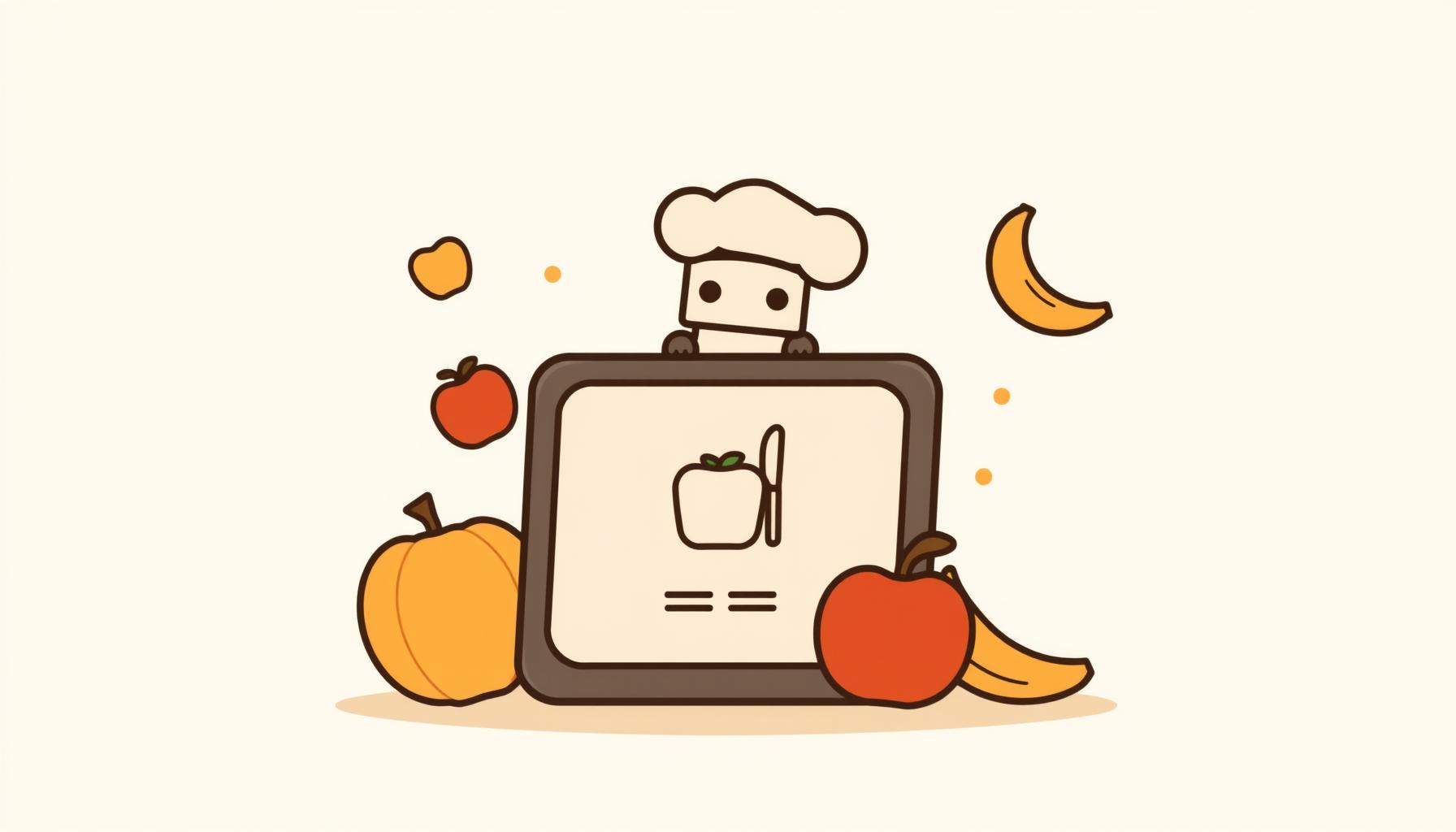 Niña feliz comiendo merienda saludable en mesa familiar con colores vibrantes