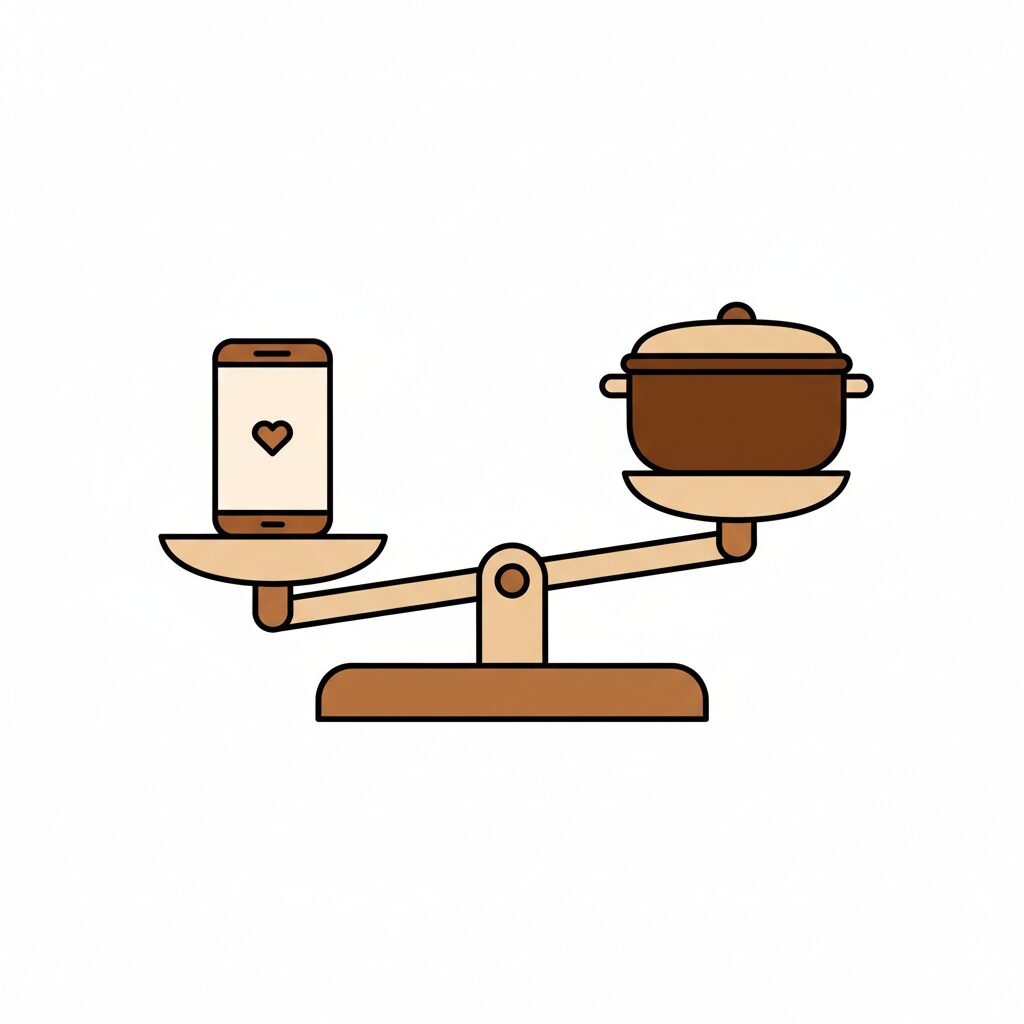 كيف نوازن بين الذكاء الاصطناعي والروح العائلية في المطبخ؟