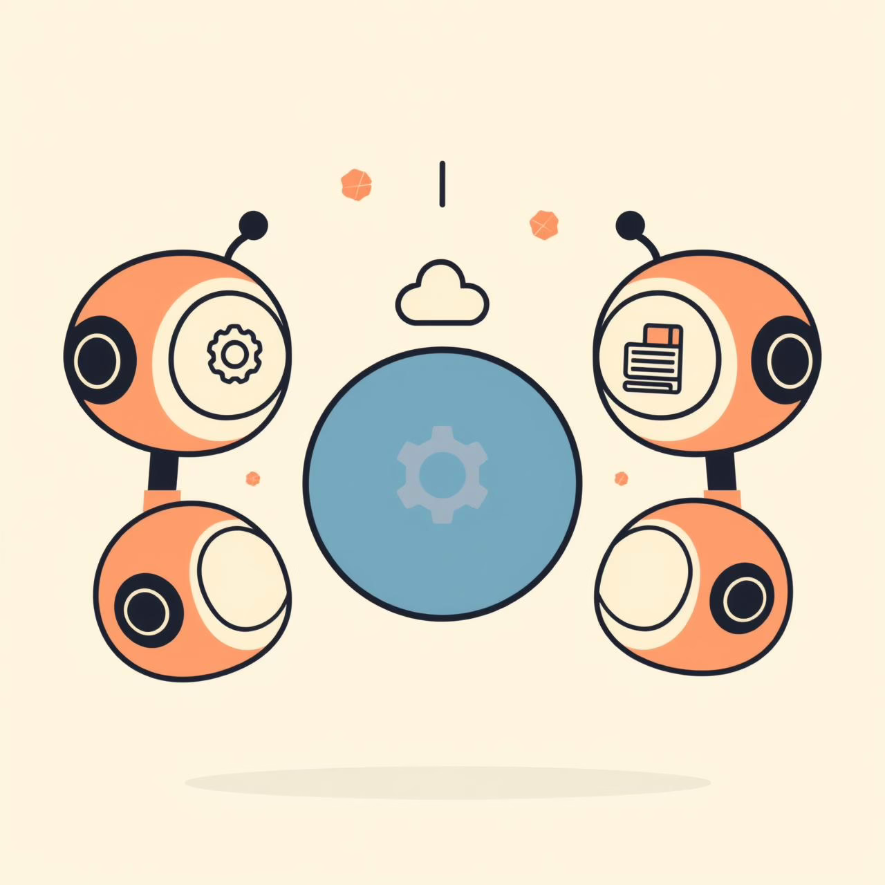 Family exploring digital future together