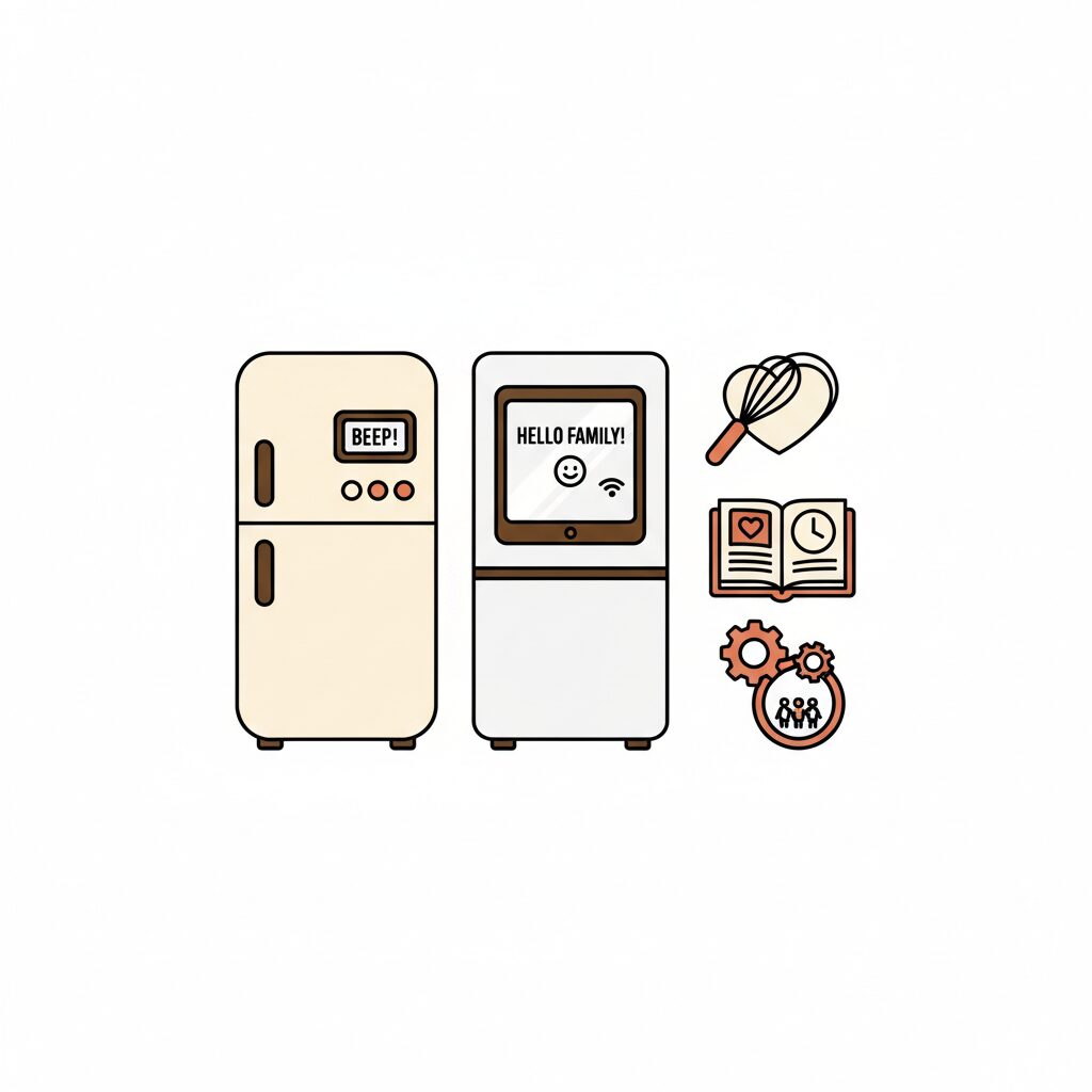 Samsung's smart fridge supporting family life