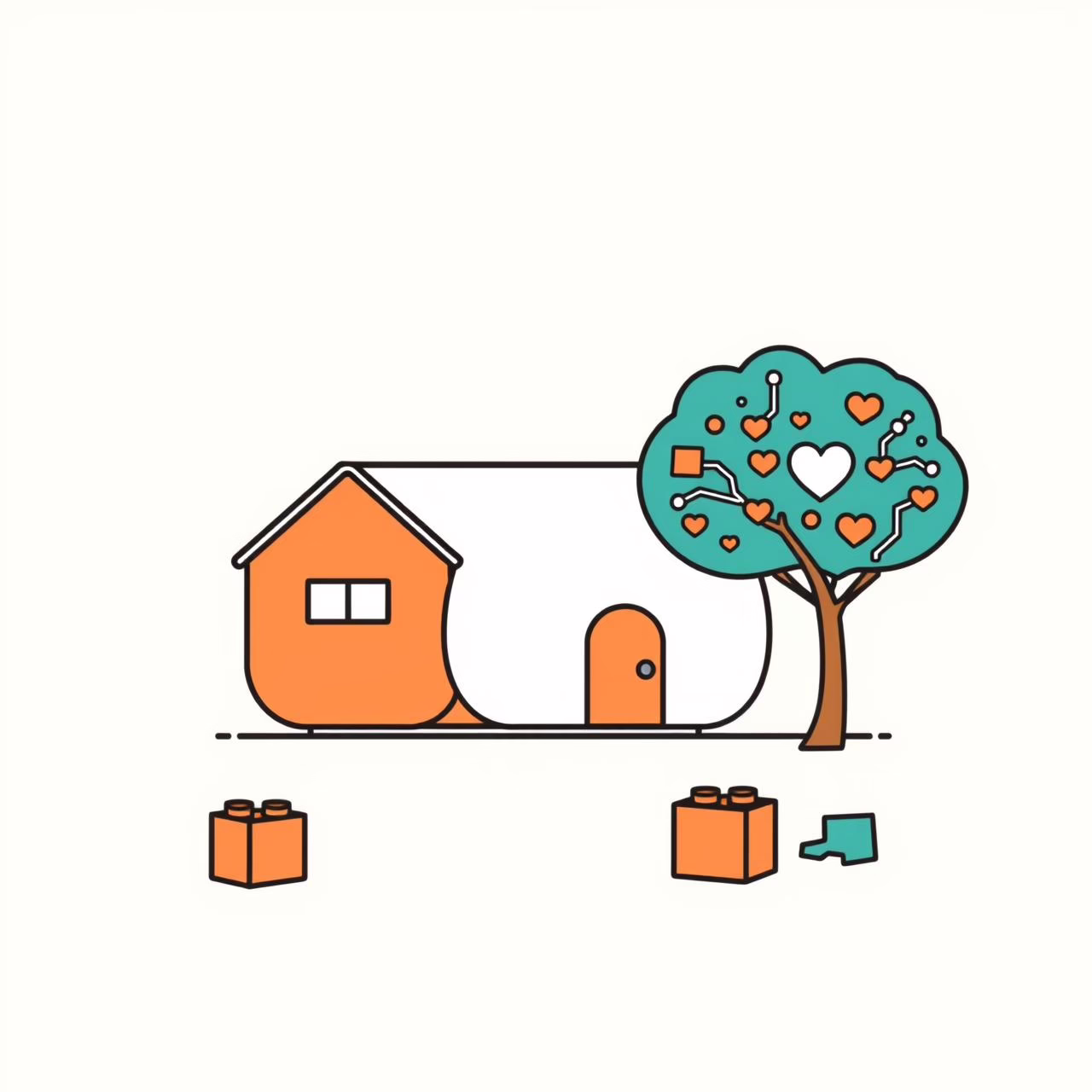 Père et fille souriants explorant ensemble une tablette éducative dans un salon ensoleillé