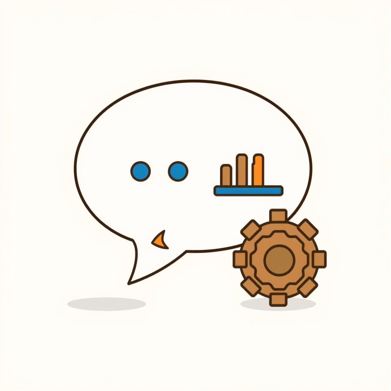 비즈니스와 데이터 팀이 협력하는 모습